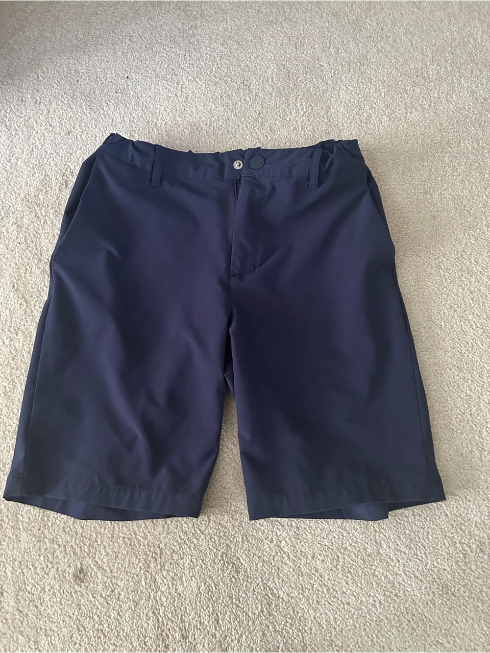 all in motion Men's Navy Flat-Front Casual Performance Shorts